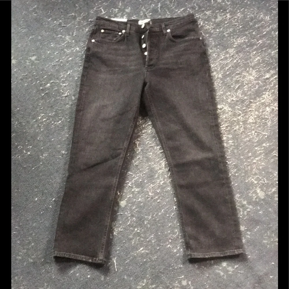 NWT AGolde Riley Hi Rise Straight Crop Progress 30
